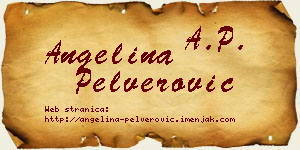 Angelina Pelverović vizit kartica